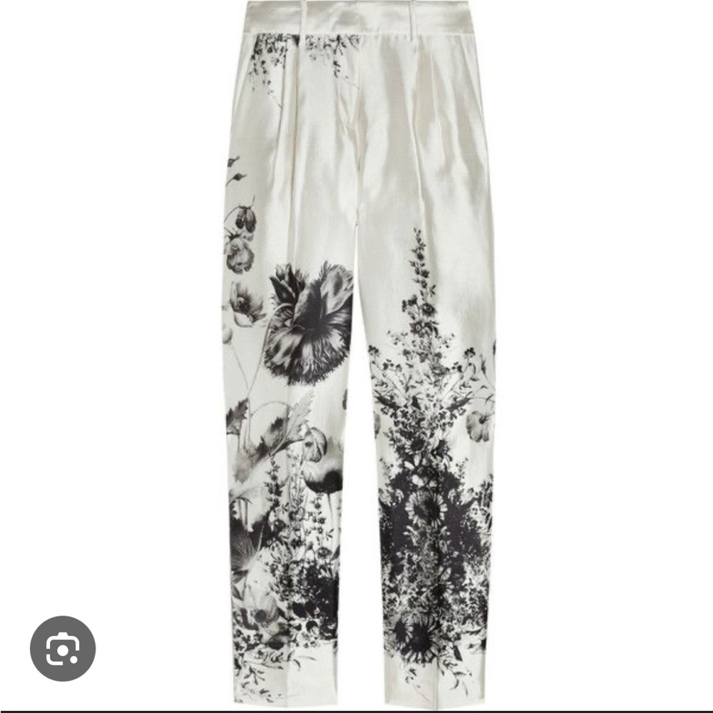 J. Crew floral print pant, Sz 4
